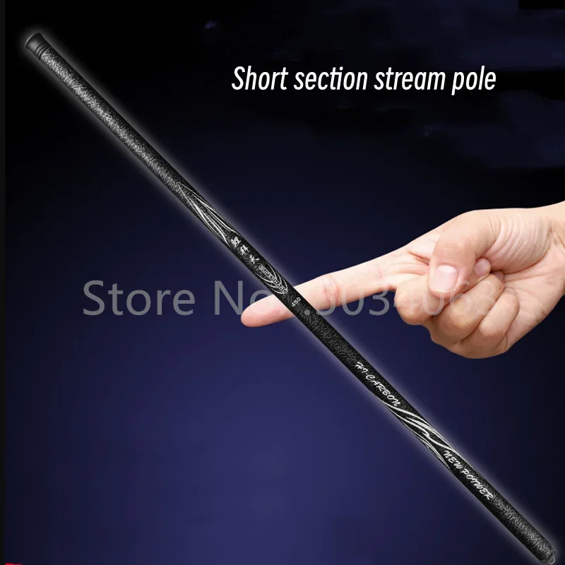 2.7/3.6/4.5/5.4/6.3/7.2M High Quality Carbon Super Light Fishing Rod Positionable Fiber Telescopic Handle Stream Pole Travel Car