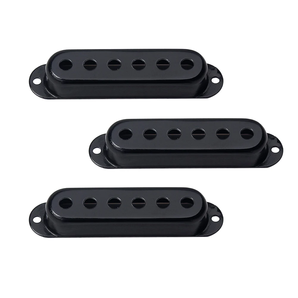 

Guitar Single Pickup Copper Cover Electric Accessory Bass Black Metal Red Covers