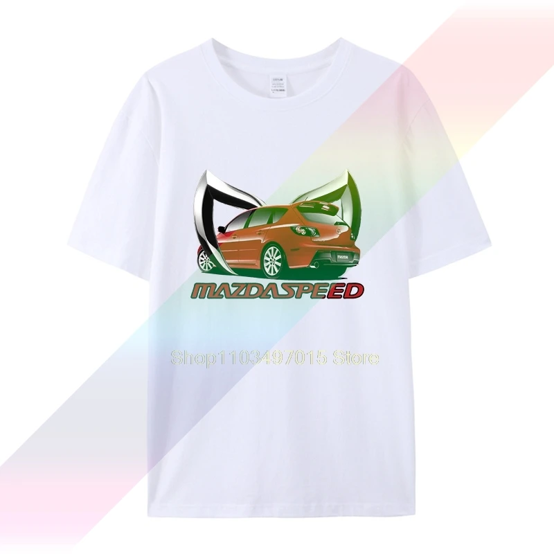 Unisex Mens Tee Crew T Shirt Mazdaspeed Mazda 3 MPS Zoom Zoom Evil M Bat