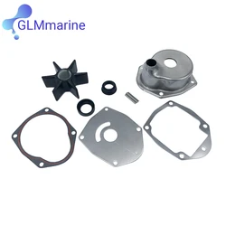 Water Pump Replacement Kit with Impeller for Mercruiser Alpha I Gen II Chrysler/Force/US Mercury Mariner 30-250 HP 8M0061040