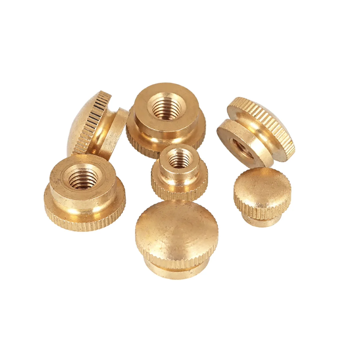 Brass High Head Hand Nut//Decorative Step Blind Hole Nut M3M4M5M6M8