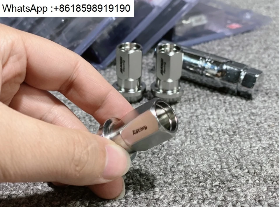 SUS316 صامولة فولاذية مزورة من الفولاذ المقاوم للصدأ، برغي صامولة عجلة معدلة