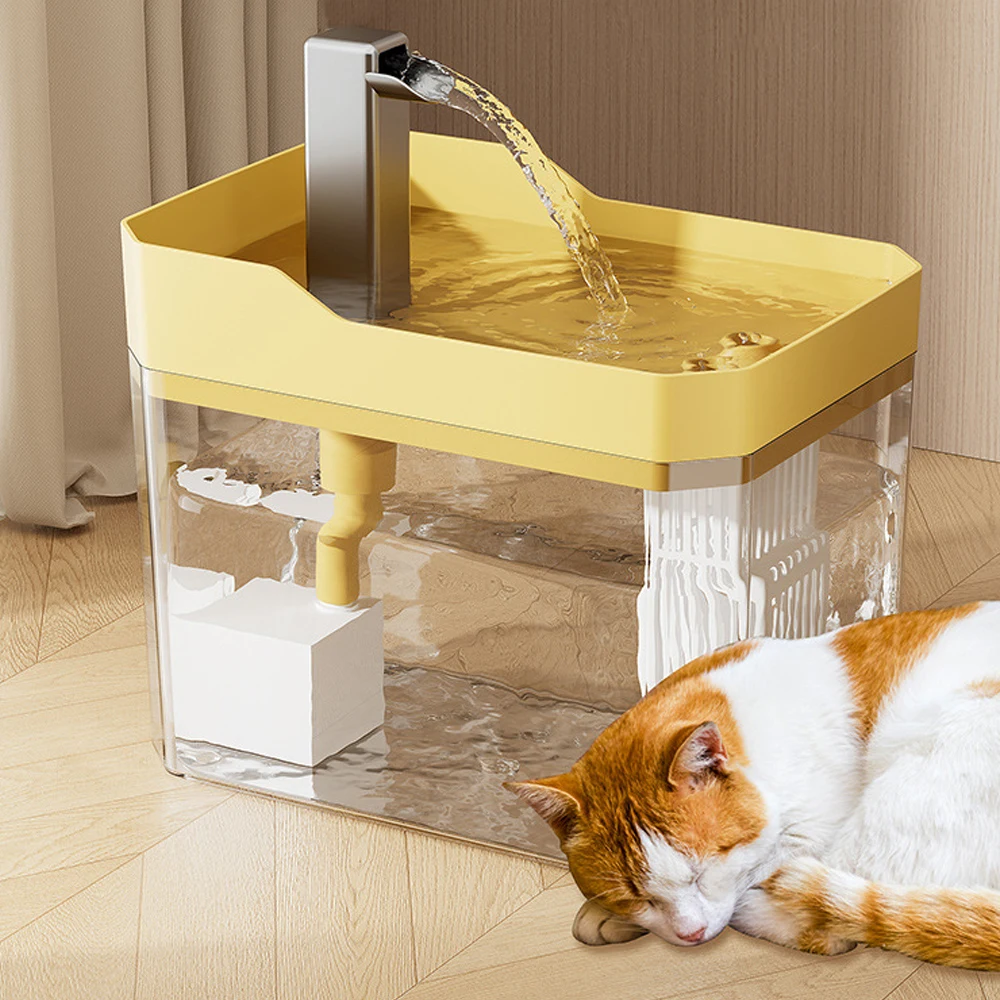 Automatic 1.5L Pet Water Fountain Filter Mute Cat Drink Bowl Pet Mobile Water Dispenser for Dog and Cat Water Feeding Supplies