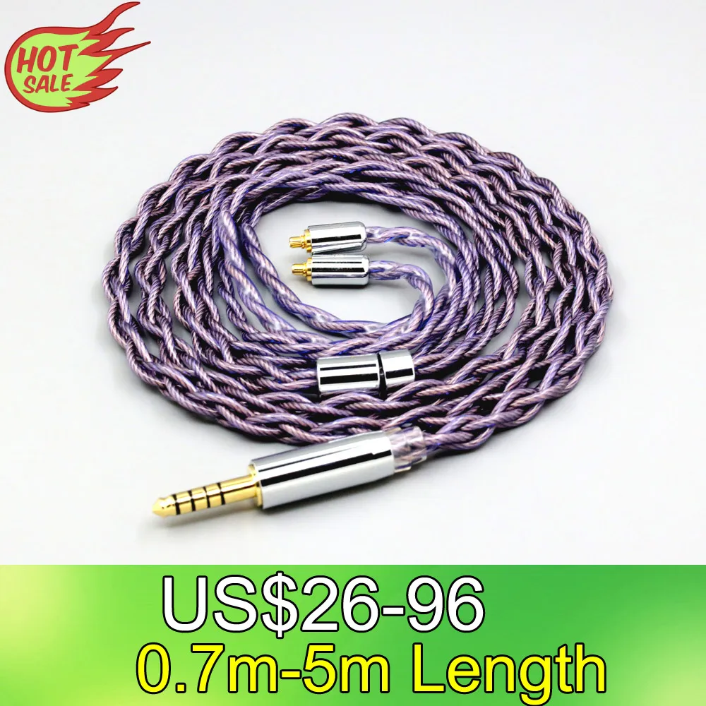 

Type2 1.8mm 140 cores litz 7N OCC Headphone Earphone Cable For Dunu T5 Titan 3 T3 (Increase Length MMCX) LN007887