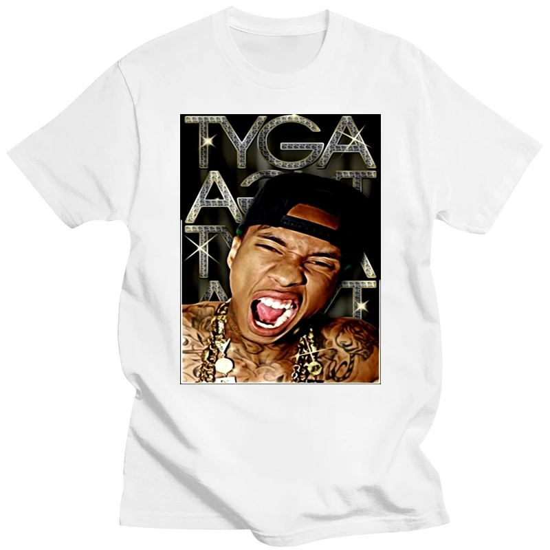 Tyga Shout Hot Juniors Pink T Shirt Men Women Harajuku Men Tops TEE Shirt