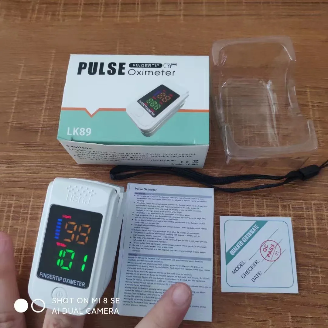 10PCS Medical Finger Pulse Oximeter Blood Oxygen Saturation Meter Heart Rate Monitor Child Pulse Oxiometer OLED Oximetro