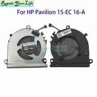 Ventilador de refrigeración de CPU para portátil HP Pavilion Gaming 15-EC 15T-EC 15Z-EC 16-A 16T-A TPN-Q284 Q229 L72702-001 L77560-001 OFM3F0000H