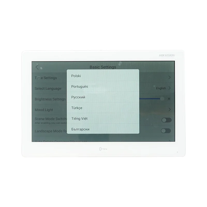 HIKVISION Internationale Version, 10-Zoll-Innenmonitor DS-KH9510-WTE1(B), 802.3af POE, App Hik-Connect, WLAN, Video-Gegensprechanlage. – Detail 5