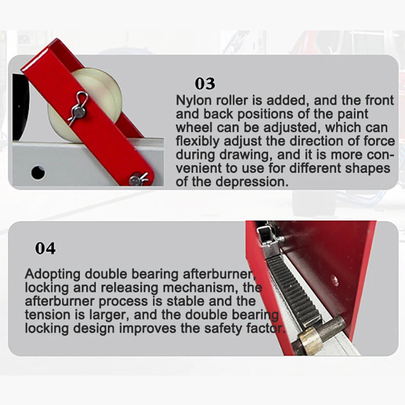 Portable Car Dent Repair Tools Multifunctional Hydraulic Jack Pull Tower Sheet Metal Extractor For Body Correction Data Recovery