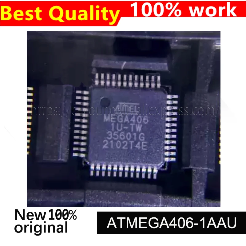 5 قطعة/الوحدة ATMEGA406-1AAU MEGA4061-TW MEGA406 1U-TW QFP48 100% جديدة وحقيقية #1
