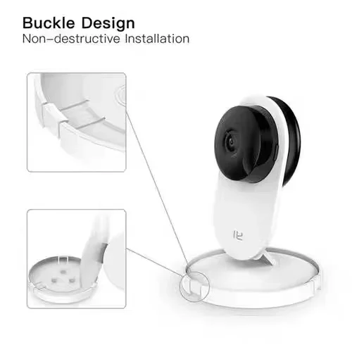 Imagem -02 - Yi-thuis Home Security Câmera Montagem na Parede Câmera de 360 Graus Câmera Doméstica Beugel Houder Tamanho mi 2set