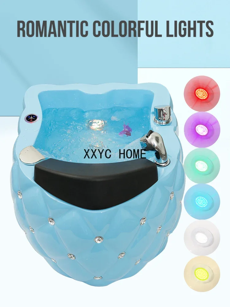 Foot Massage Shop Dedicated Intelligent Electric Massage Health Fiberglass Home Use and Commercial Use Foot Bath Barrel Basin