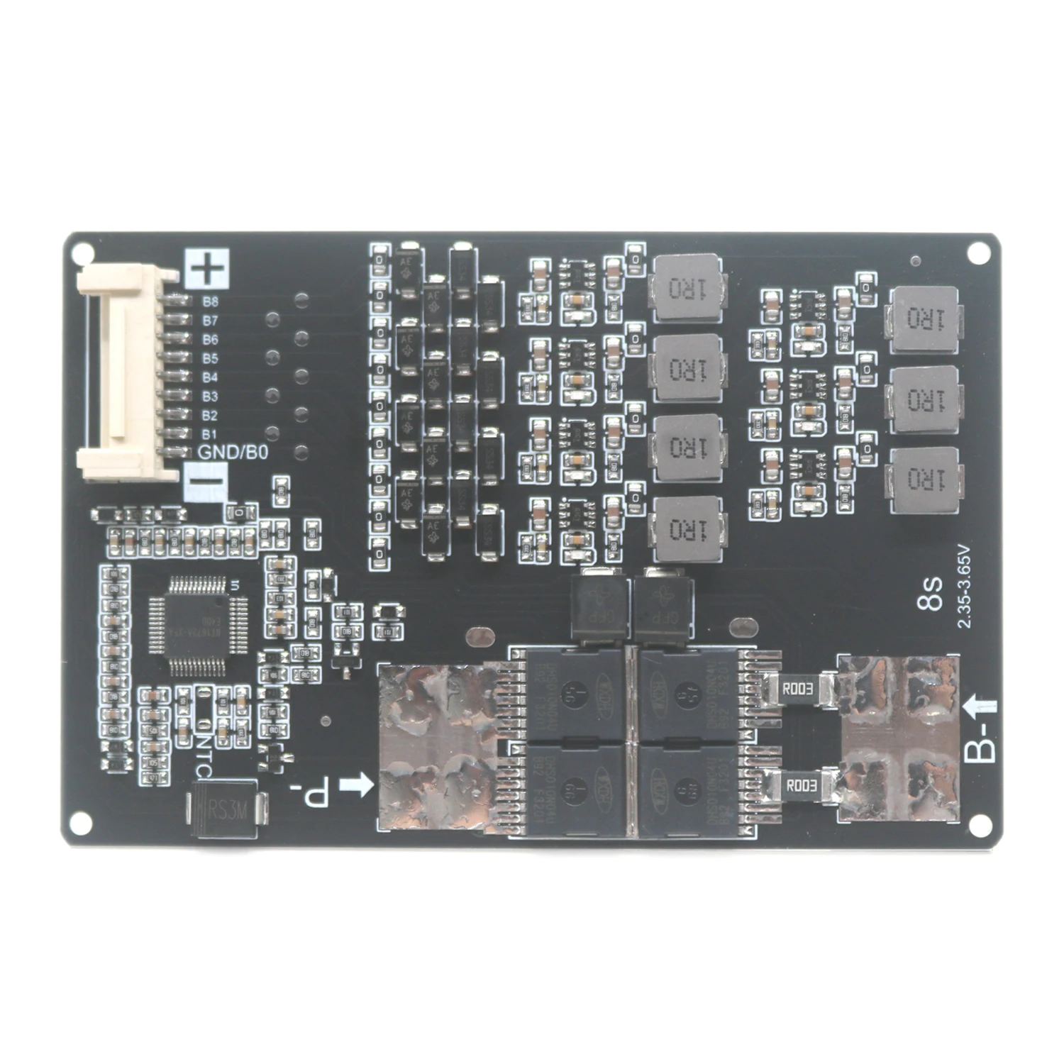Imagem -05 - Placa de Proteção Ativa da Bateria do Equilíbrio Bms 24v Inversor do Fosfato do Ferro do Lítio Lifepo4 para a Motocicleta Carro Bonde 8s 40a
