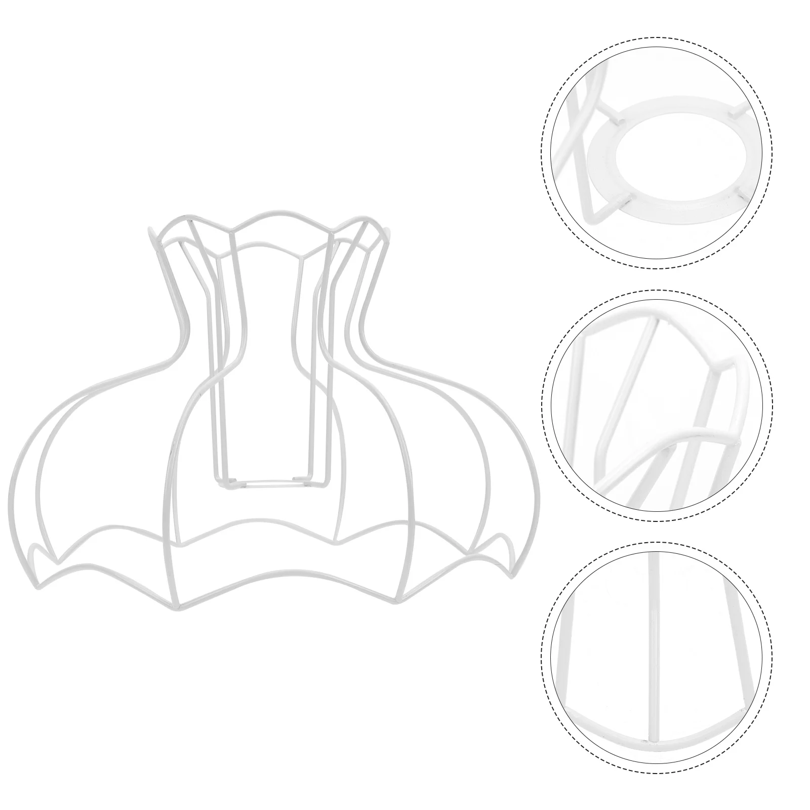 Palace Lampenschirm Halter Tisch Halterung Rahmen für Eisen DIY Licht Ständer Zubehör Glühbirne Vintage Regal