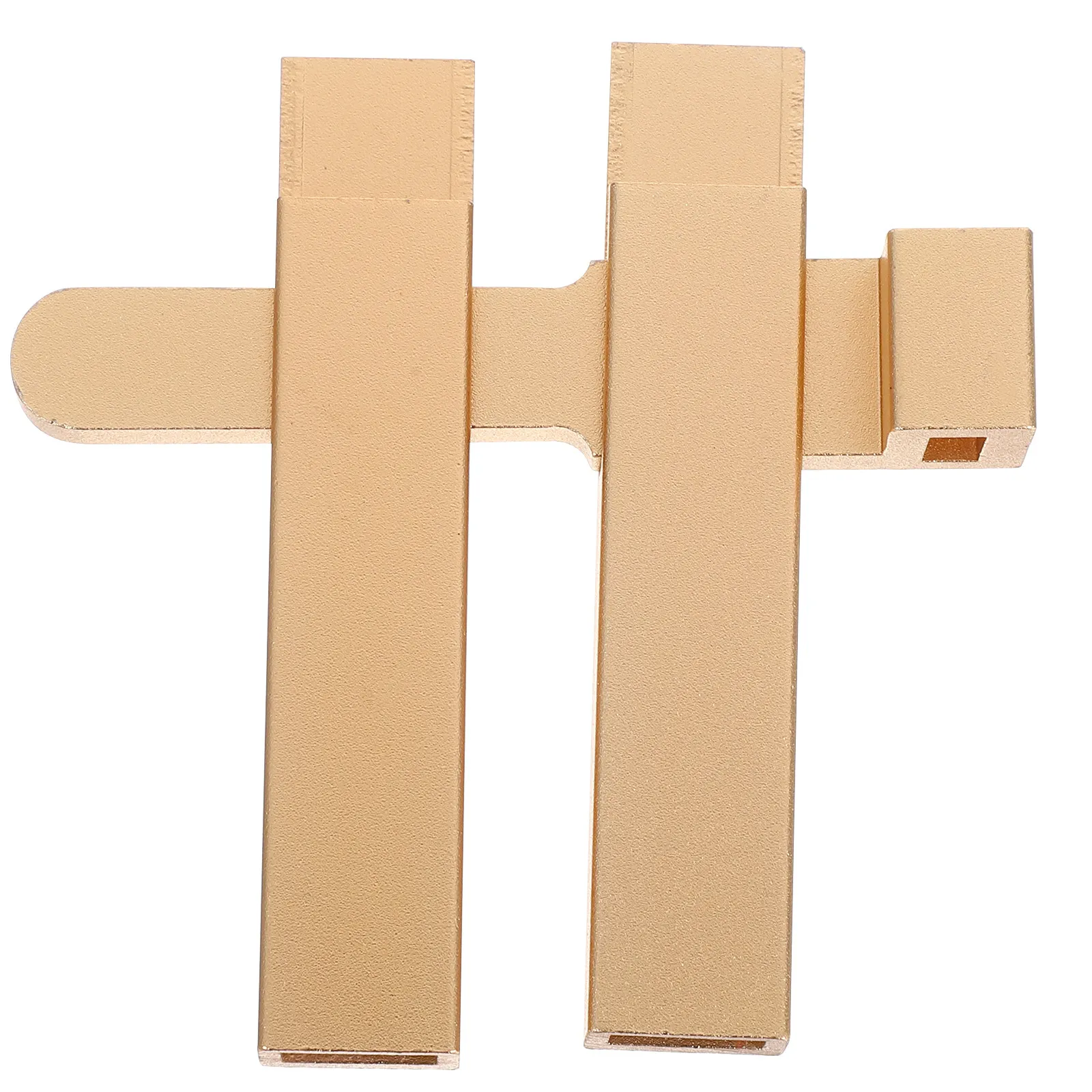 1Set Aluminum Alloy Door Latch Matte Gold Sliding Bolt Lock Bathroom Toilet Privacy Security Anti-Theft Door Bolt for Internal