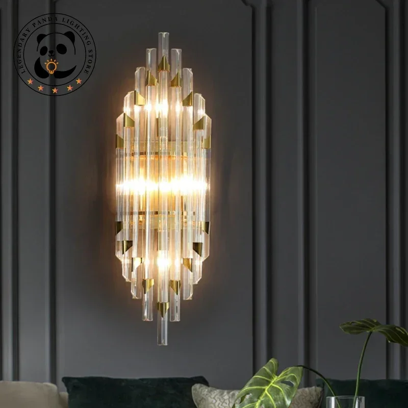 Nordic Modern Wall Lamps Originality Luxury Crystal Sconces Kitchen Restaurant Dining Table Bedroom Bedside Indoor Decor Lights