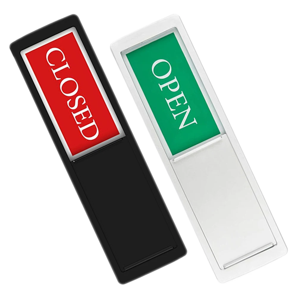 

2 Pcs Restroom Signs for Door Status Signage Camping Modern Washroom Men and Women