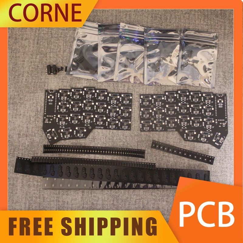 Corne V3 Mx Choc Crkbd Split Keyboard Pcb Positioning Board Corne Cherry V3.0.1 Keyboard Pc Accessories For Split Kit Via