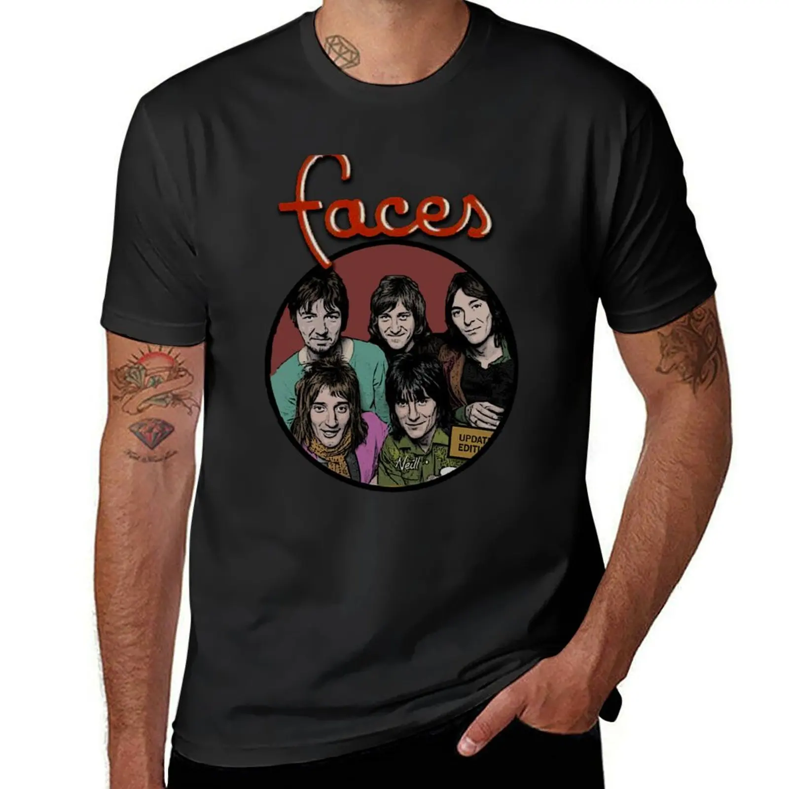 

Rod Stewart and The Faces T-Shirt designer shirts anime t shirts funny gifts men workout shirt