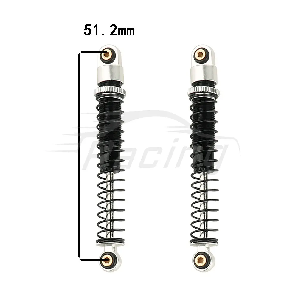 Metal Damping Shock Absorber 51MM Oil Damper for 1/24 RC Crawler Car Axial SCX24 AXI00001/2/4 AX24 or 1/18 TRx4m Shock Absorber