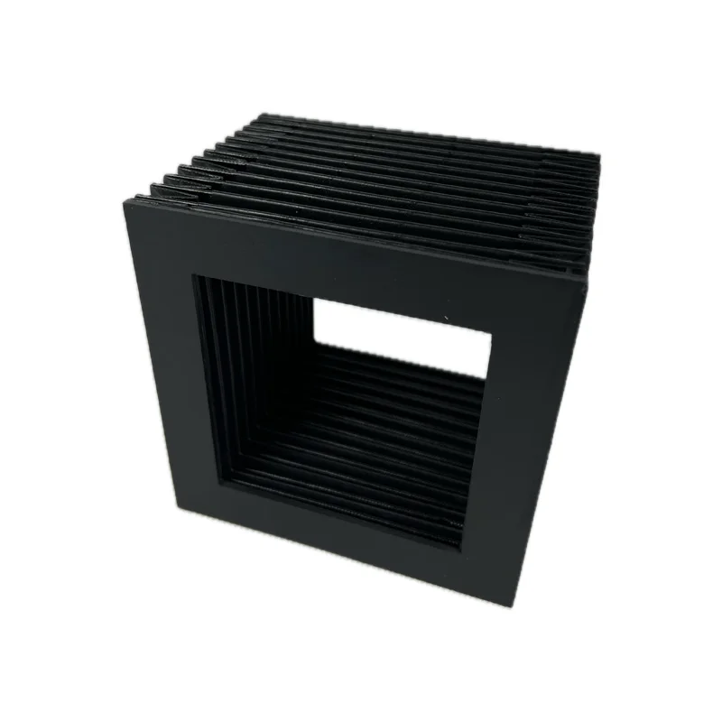 

Customized T5 Rectangle Bellow Dust Cover Protective Corrugation Lmax = 500mm