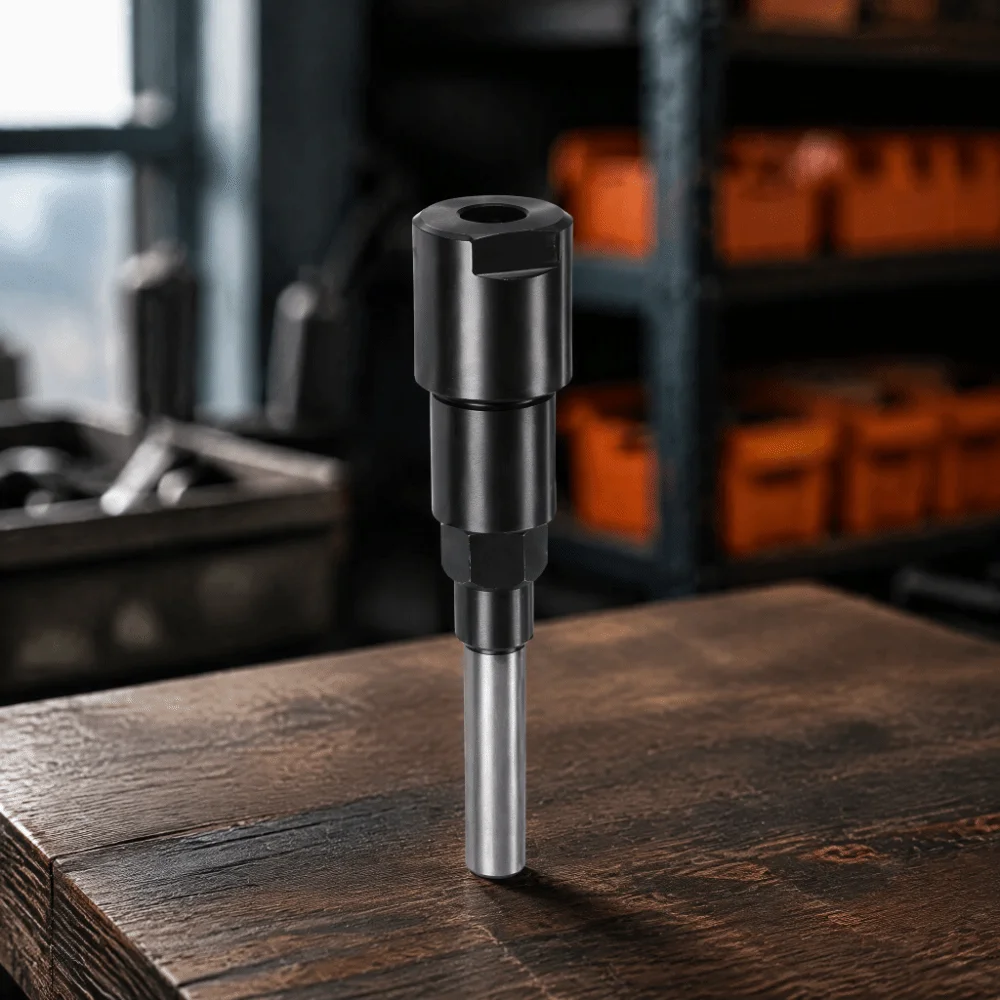 8mm Shank Router Collet Extension Rod Chuck Adapter 8mm to 8mm Converter Milling Cutter Extension CNC Milling Type