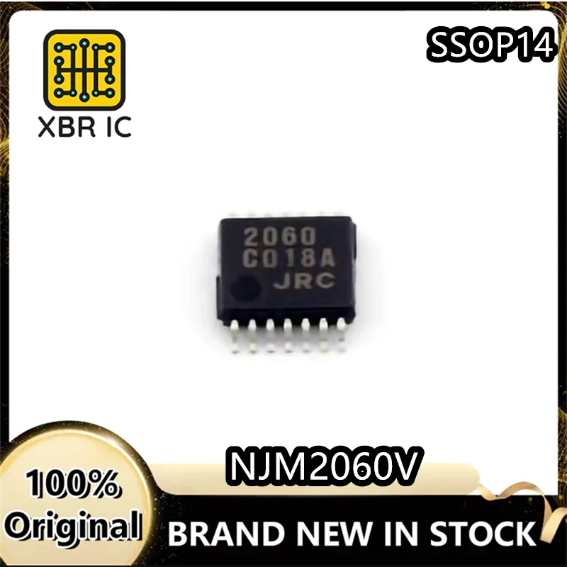 

(20/50 pieces) NJM2060V | NJM2060 | 2060 | TSSOP-14 | Quad Operational Amplifier | Brand New Original | In Stock