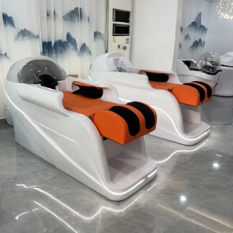 TT   All-electric intelligent massage shampoo bed Fumigation hair treatment Multifunctional shampoo bed