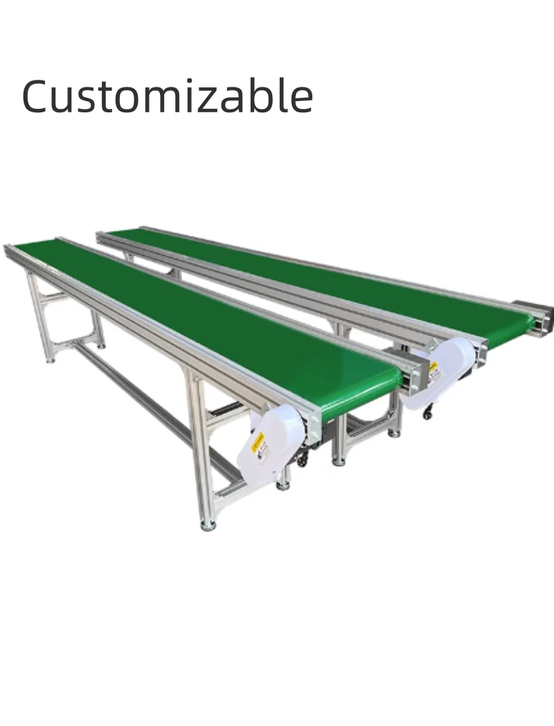 

2 meter Assembly line conveyor belt conveyor belt small conveyor climbing and lifting logistics belt conveyor can be customized