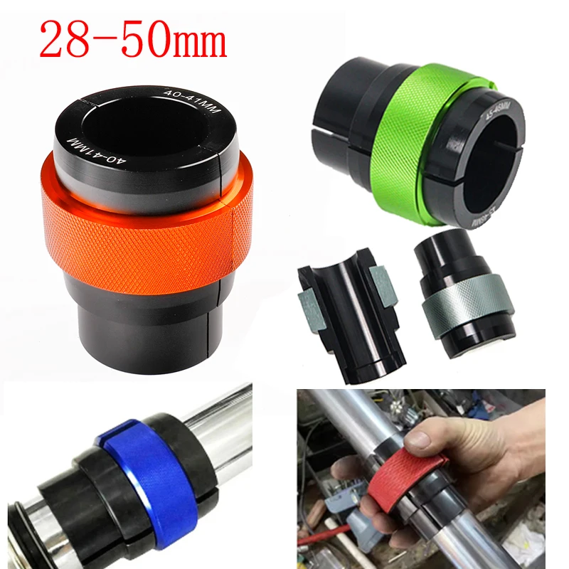 

Universal Motorcycle CNC 28-50MM Front Fork Oil Seal Driver Tool Oil Seal Wrench Aluminum For Pit Dirt Bike Tools Kit