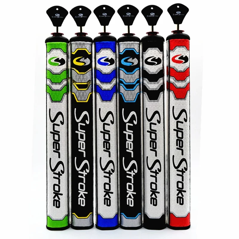 مقبض مضرب الجولف سوبرستروك مع قضيب وزن، طراز رجالي، مقبض مضرب الجولف قابل للتخصيص في الطول واللون، معدات رياضية ولياقة بدنية