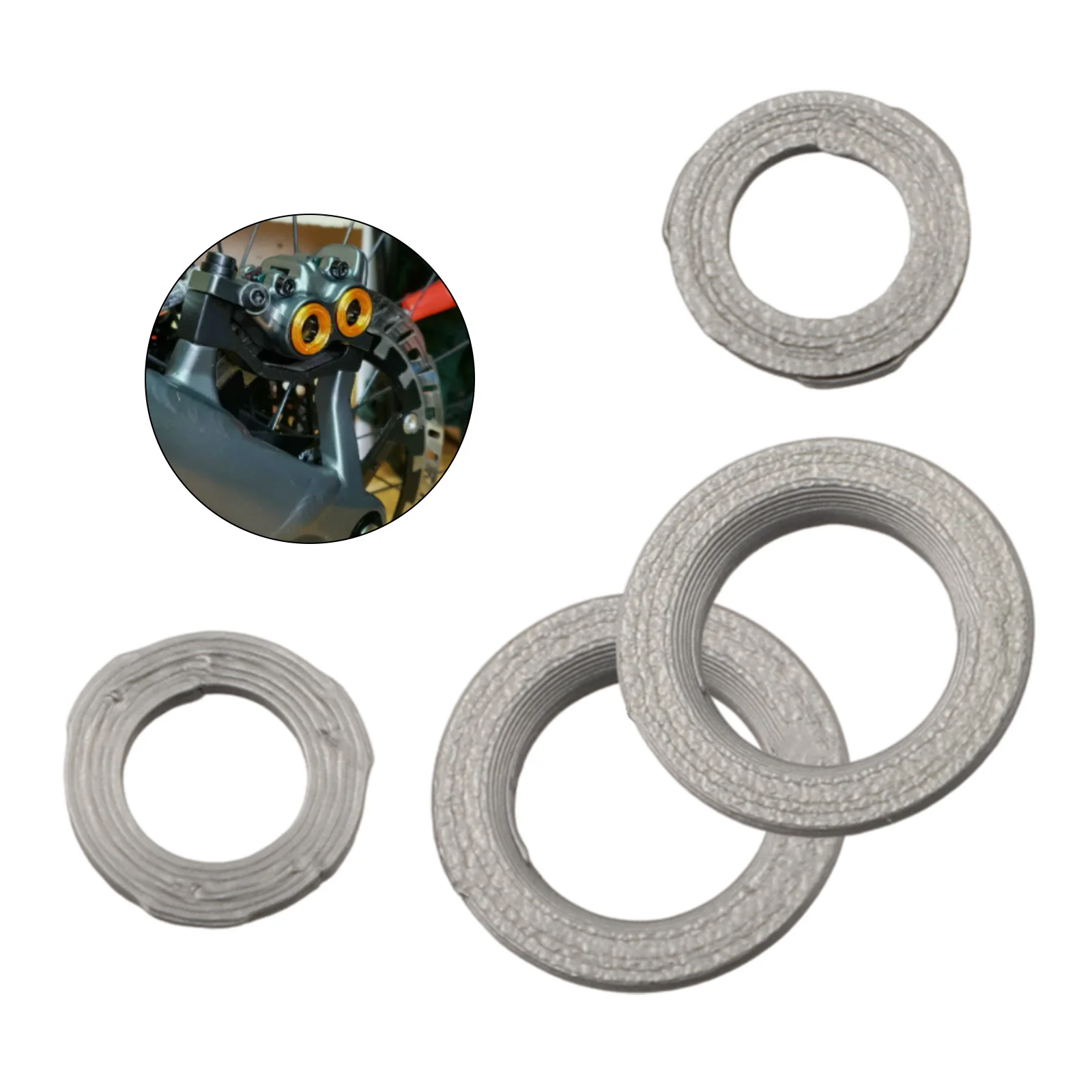 4 pezzi copertura pinza bicicletta bici idraulica pinza a 4 pistoni kit anello di copertura colorato per parti freni bicicletta Magura MT5 MT7