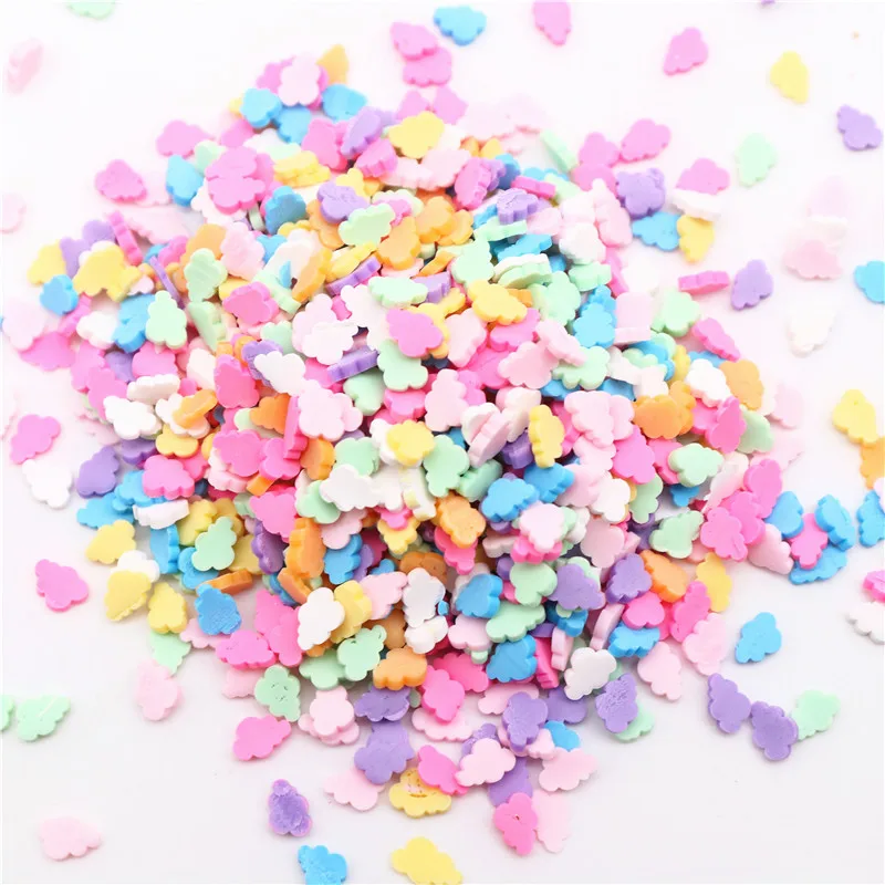 20g Mix Color Polymer Clay Slices Sprinkles Candy Star Heart Flower Soft Hot Clay DIY Crafts Slime Nail Art Handmade Accessories