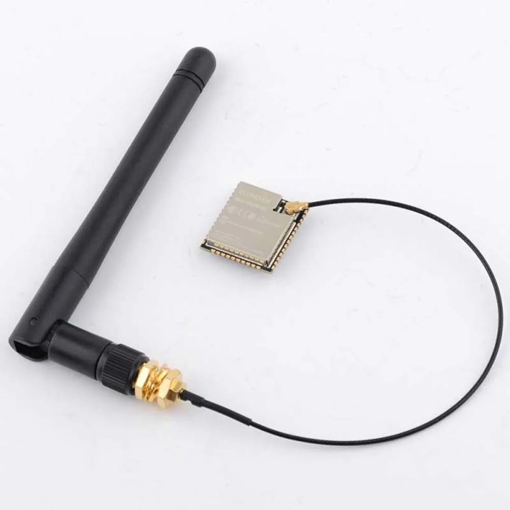 ESP32-WROOM-32U 4MB Module ESP32 Module IPEX antenna connector + 2.4G WiFi Gain Antenna + 16cm Cable U.FL to Female SMA