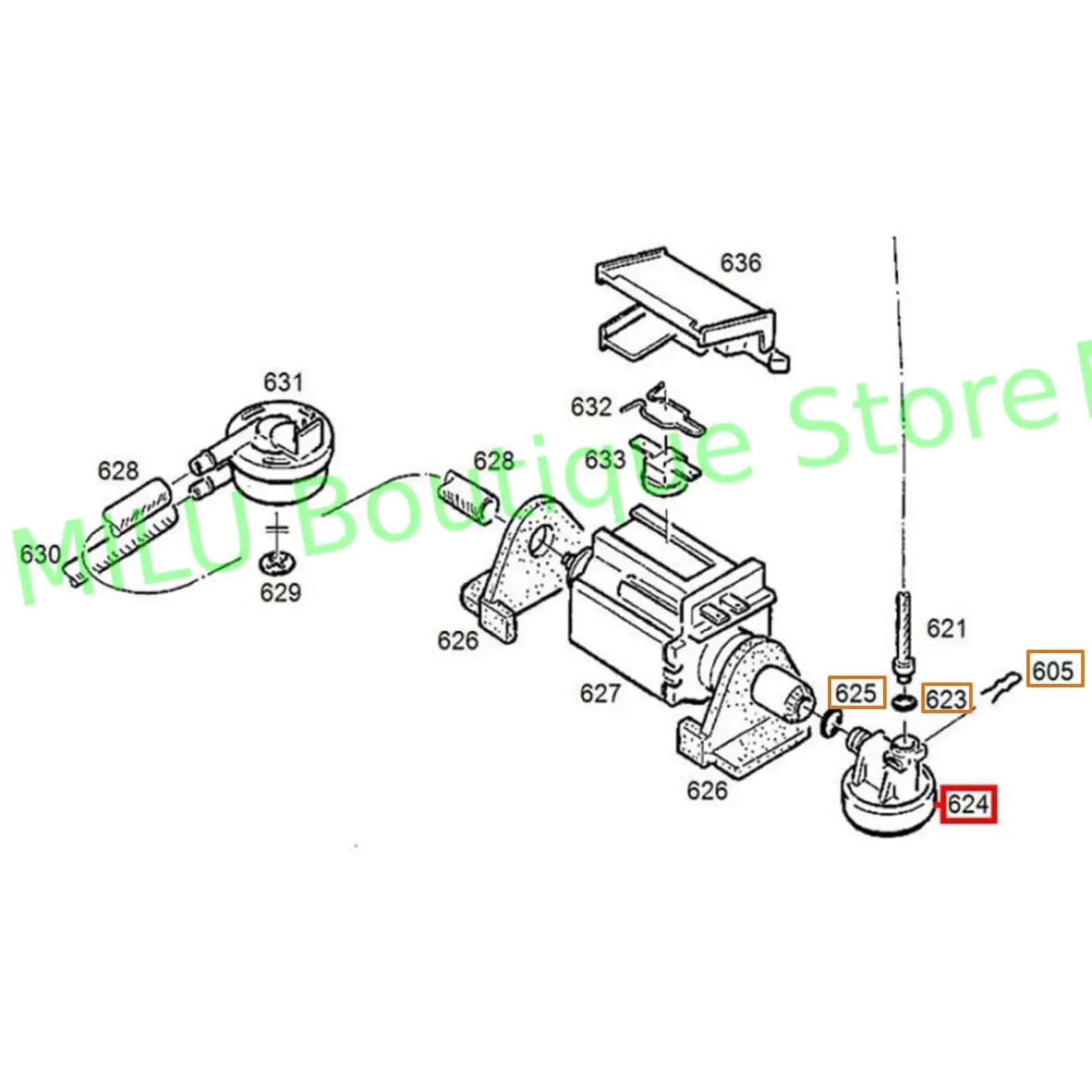 ماكينة القهوة الأوتوماتيكية بالكامل، صمام تثبيت الضغط، ملحقات مثبط النبض مناسبة للدكتور كريم جورا