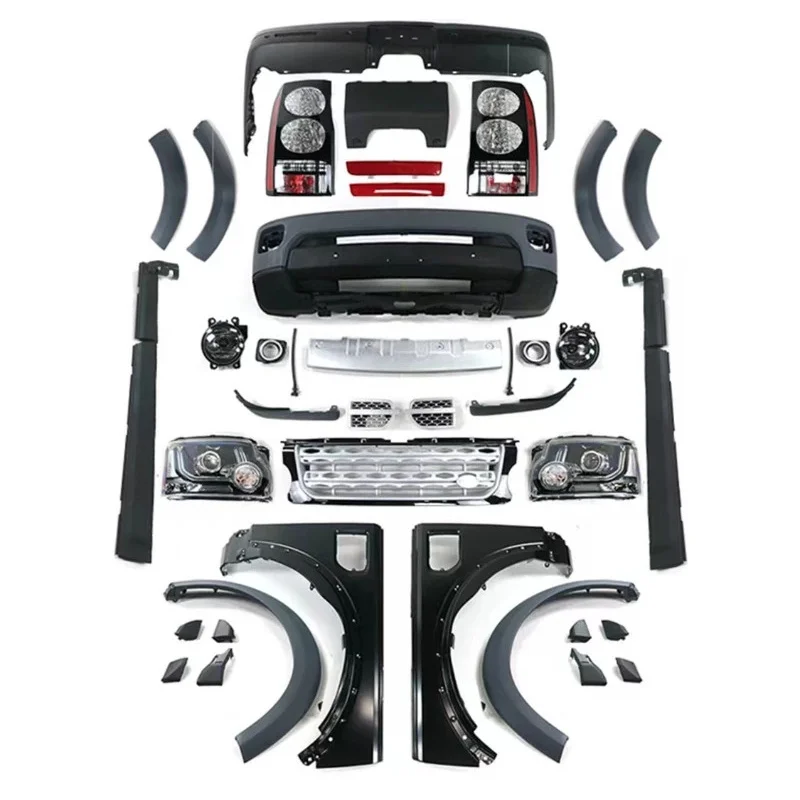 

Suitable For 2005-2009 Discovery 3 Facelift Discovery 4 Old Model Facelift Front And Rear Bumper Headlights