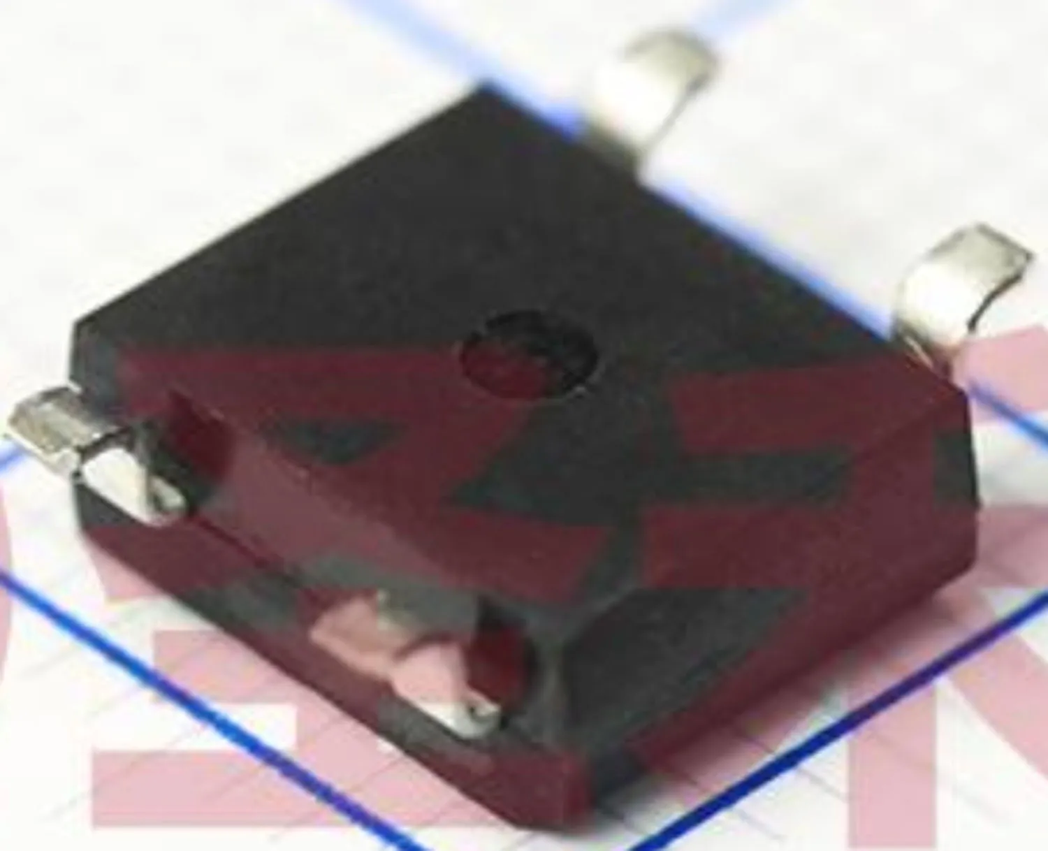 مقوم جسري مثبت بسطح ، أحادي الطور ، قياسي ، 49 V ، 1a ، DFS ، 45 ، الوسم: df08 ، 10-50