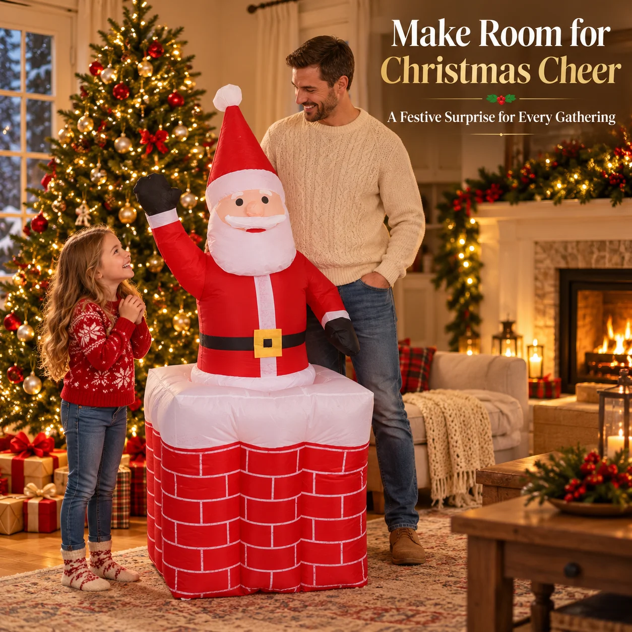5ft Inflatable Santa Claus Pop - огляд і ціна Kids Yard Toys