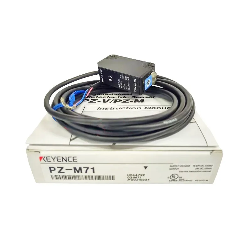PZ-M71 جديد الأصلي KEYENCE NPN كابل عاكس الاستشعار الكهروضوئي، كمية كبيرة في المخزون، مرحبا بكم في التشاور
