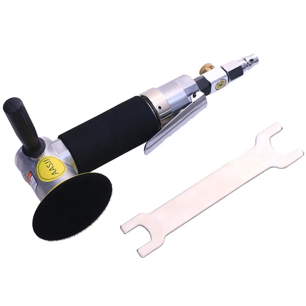 AT-450P 3-Inch Mini Track Air Polisher, Handheld Pneumatic Grinder, 5000RPM