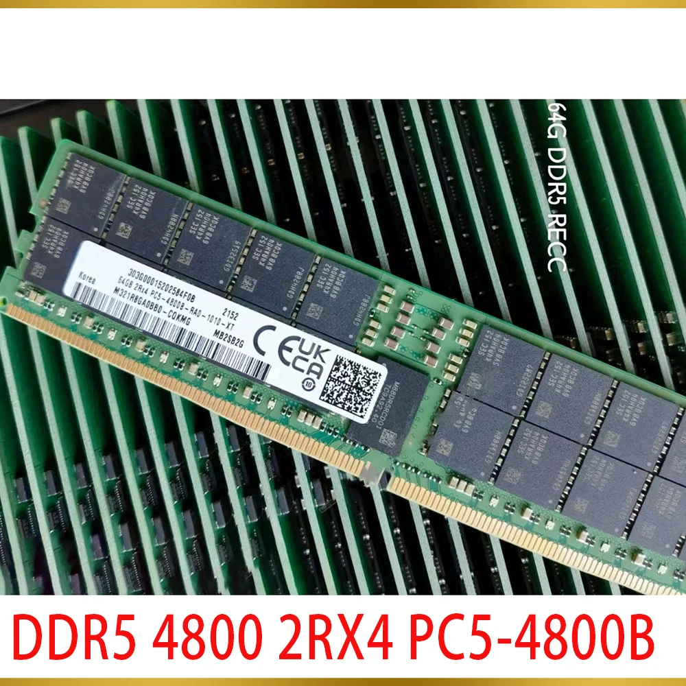 Nieuwe Server Geheugen 64G 64 GB Voor Samsung DDR5 4800 2RX4 PC5-4800B ECC RDIMM