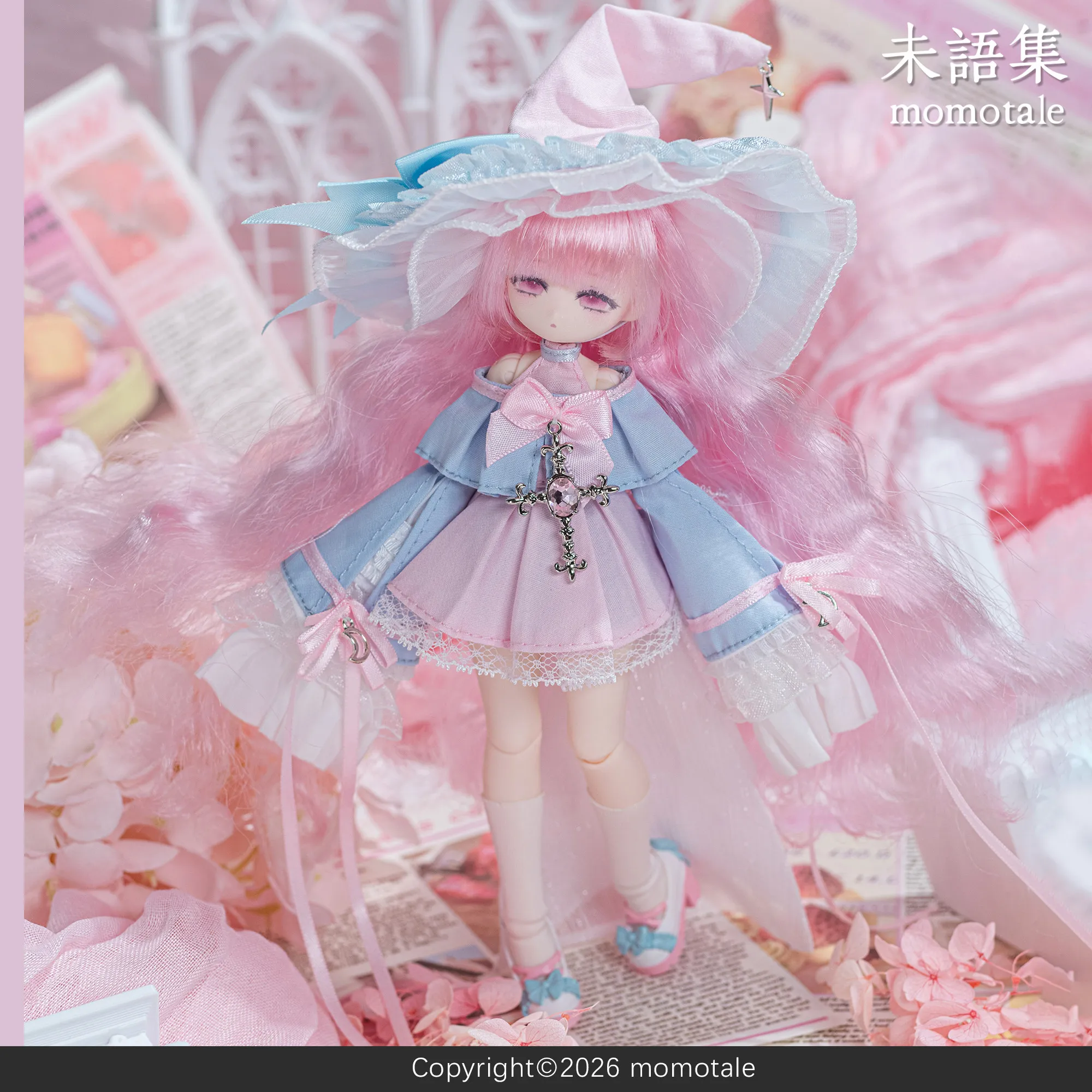 Genuine Momotale Paradise Lost Series 1/8 Mjd Action Figure Hang Card Hair Transplant Doll Model Decoration Collectible Toy Gift