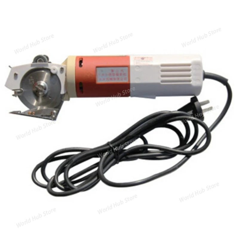 

YJ-65 Electric Scissor Cutting Machine, Hand-pushed Cutting Scissors, Small Portable Round Knife Fabric Cutting Machine