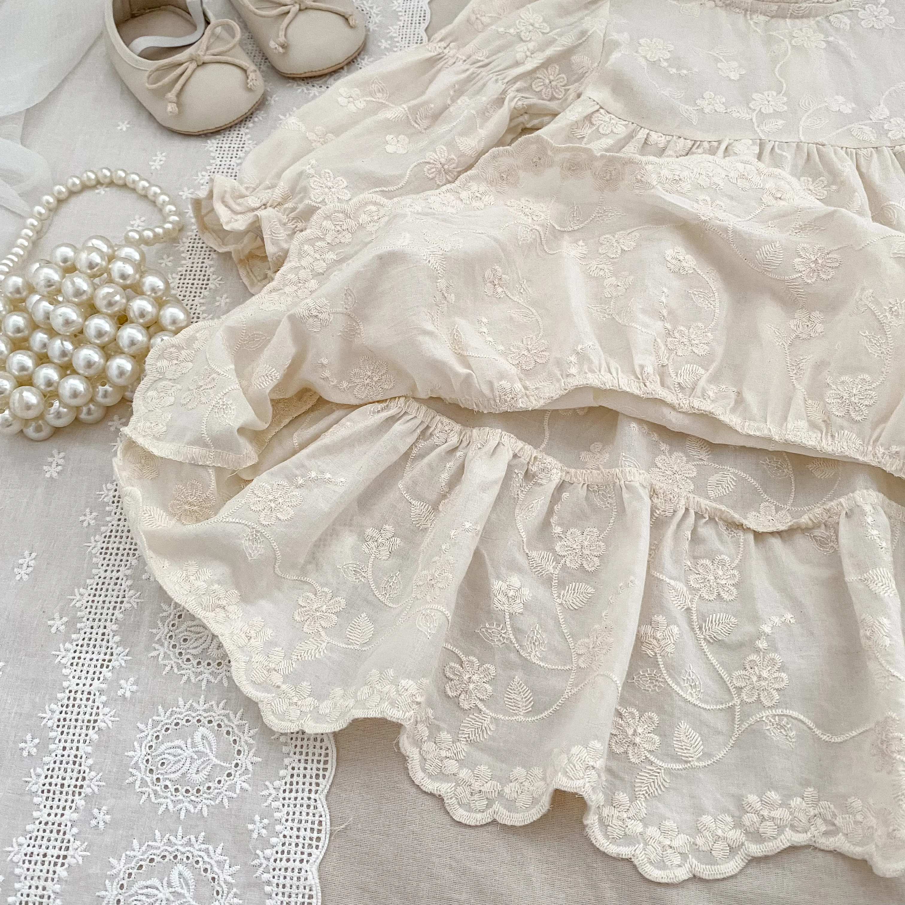Neue Herbst 0-6Yrs Schwester Kleid Mädchen Party Kleid Baby Mädchen Stickerei Strampler Schwester Geburtstag Party Baumwolle Kinder Prinzessin Kleider – Detail 13