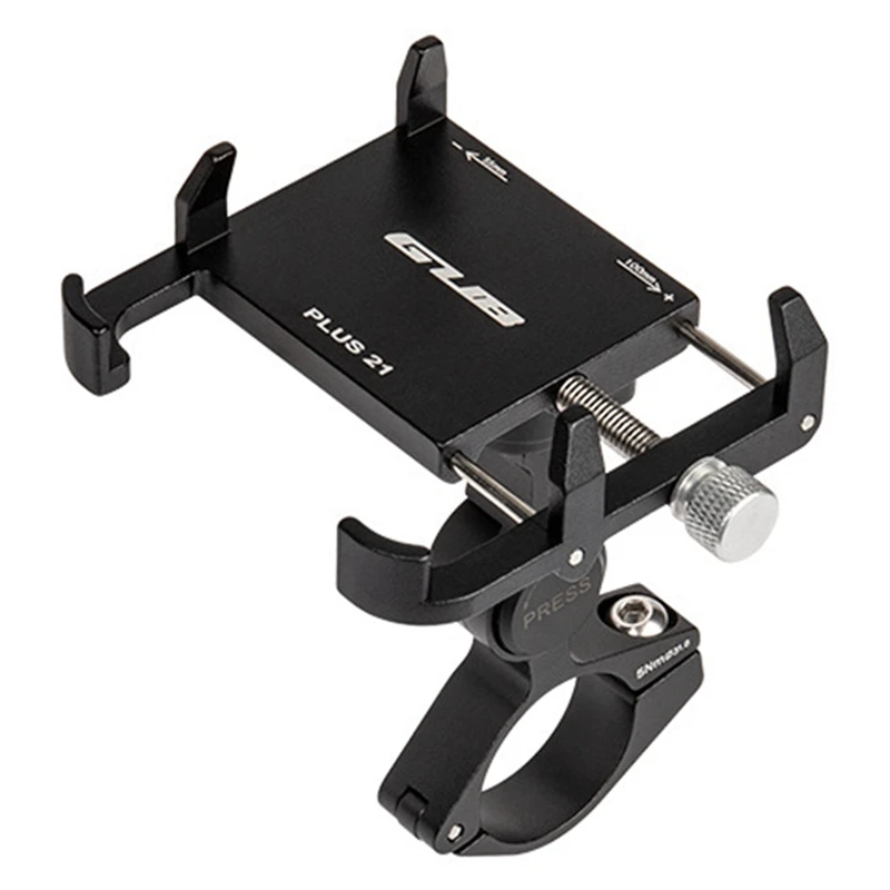 

Top-GUB Motorcycle Bicycle Phone Holder Aluminum Alloy Phone Holder Rotatable Adjustable Non-Slip Cycling Accessories