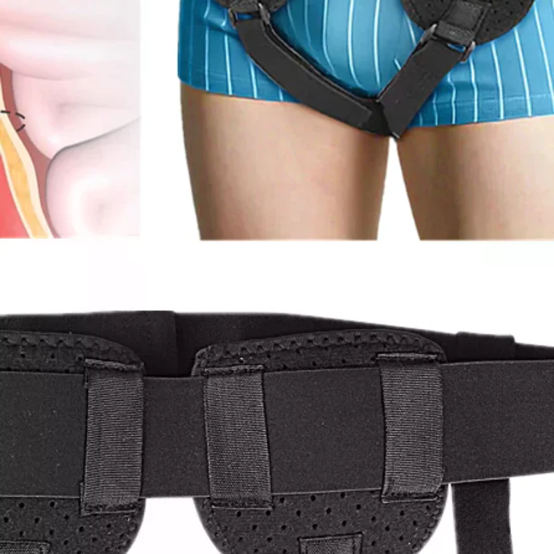 ★☆Hernia Belts Groin Hernia Support For Men Woman Bilateral Sports Hernia Adjustable Waist Strap With Removable Compression Pads