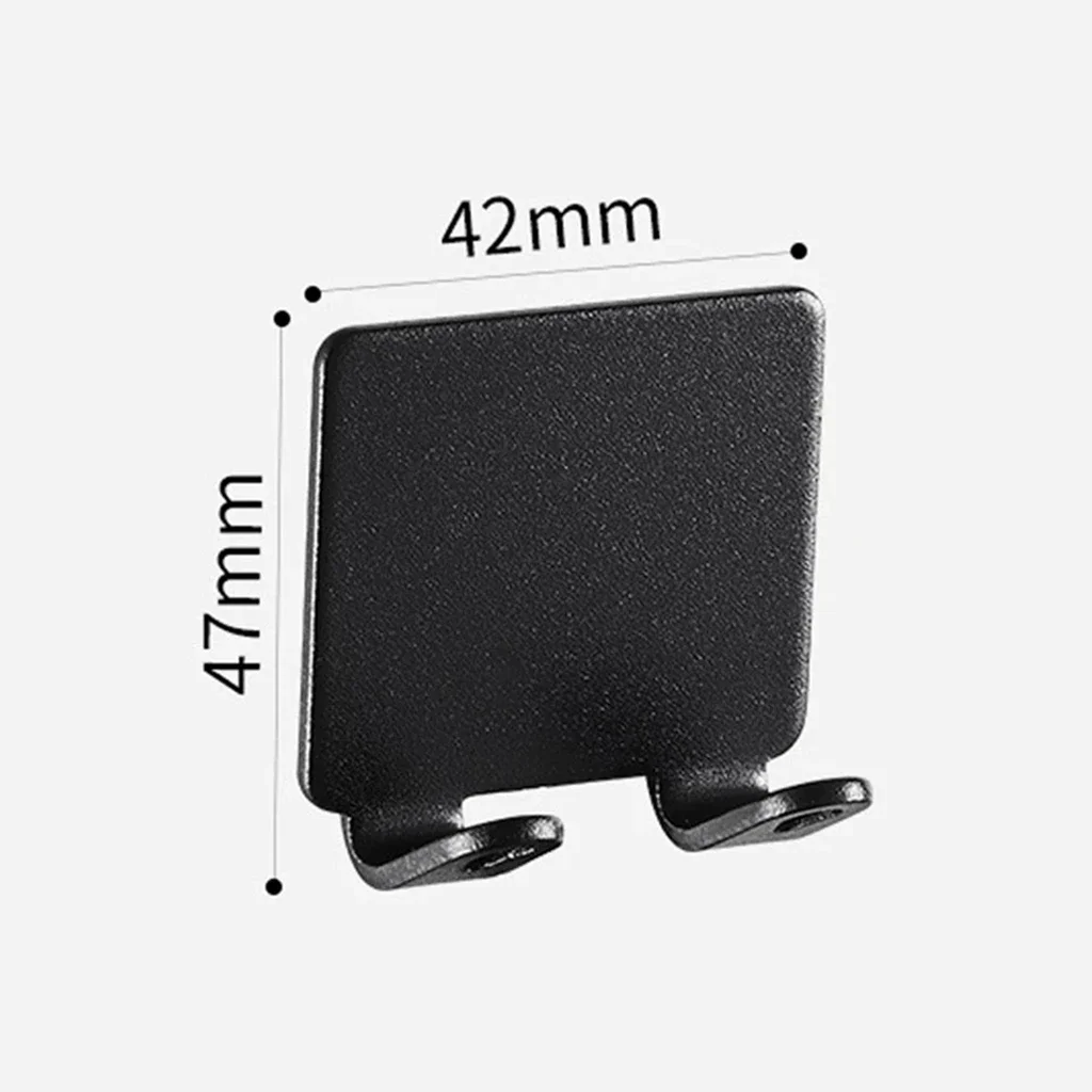 2/4PCS Adhesive Razor Holder Wall Mounted Bathroom For Shower Hook Rack Gillette Shaver Shaving Holder Black Plastic Hook
