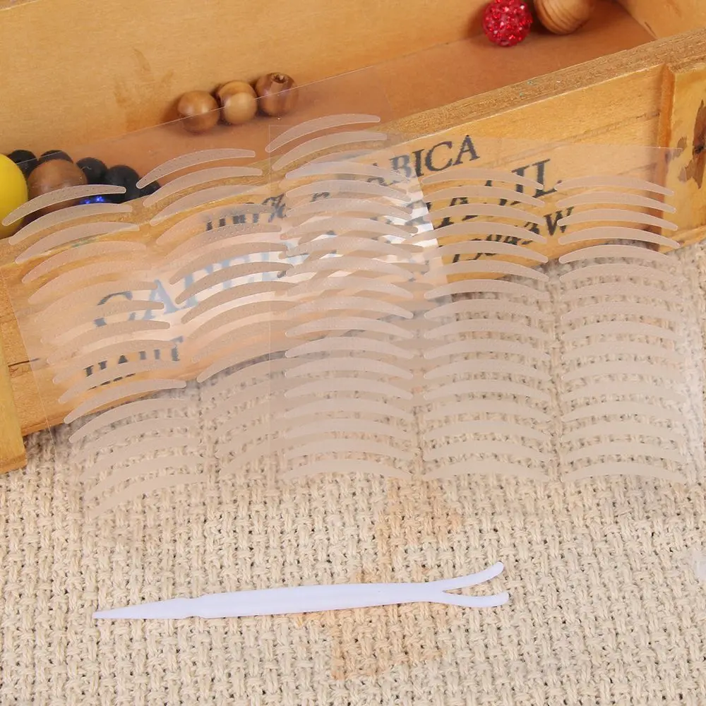 เทปกาวติดตาสองด้านแบบใส ระบายอากาศได้ 480 ชิ้น สำหรับแต่งตา