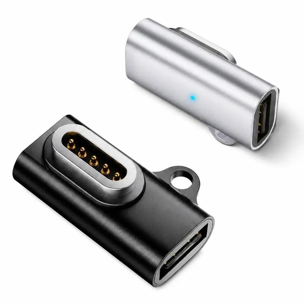 5-Pin Magnetic Charging Adapter 480Mbps Transfer 5V 0.5A Magnetic Connector Short-Circuit Protection Blue Indicator