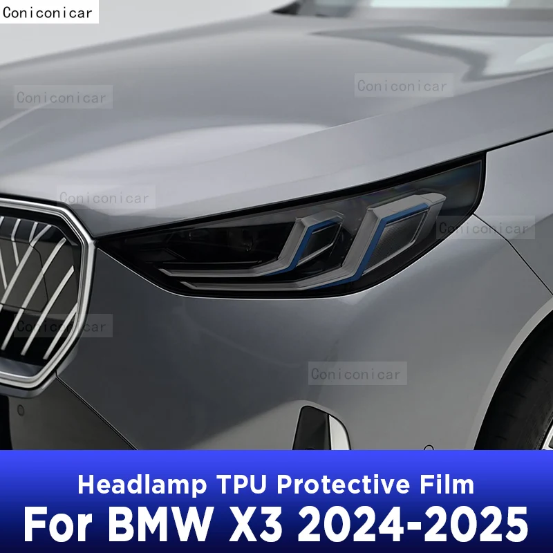 

Car Headlight Tint Anti-Scratch Protective Cover Film Self Healing TPU Stickers For BMW X3 2024 2025 Accessories